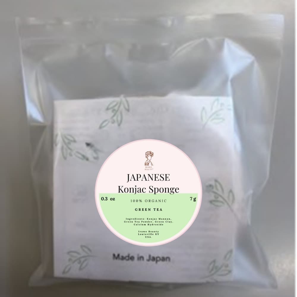 Green Tea Konjac Face Sponge - Renee Lane Company