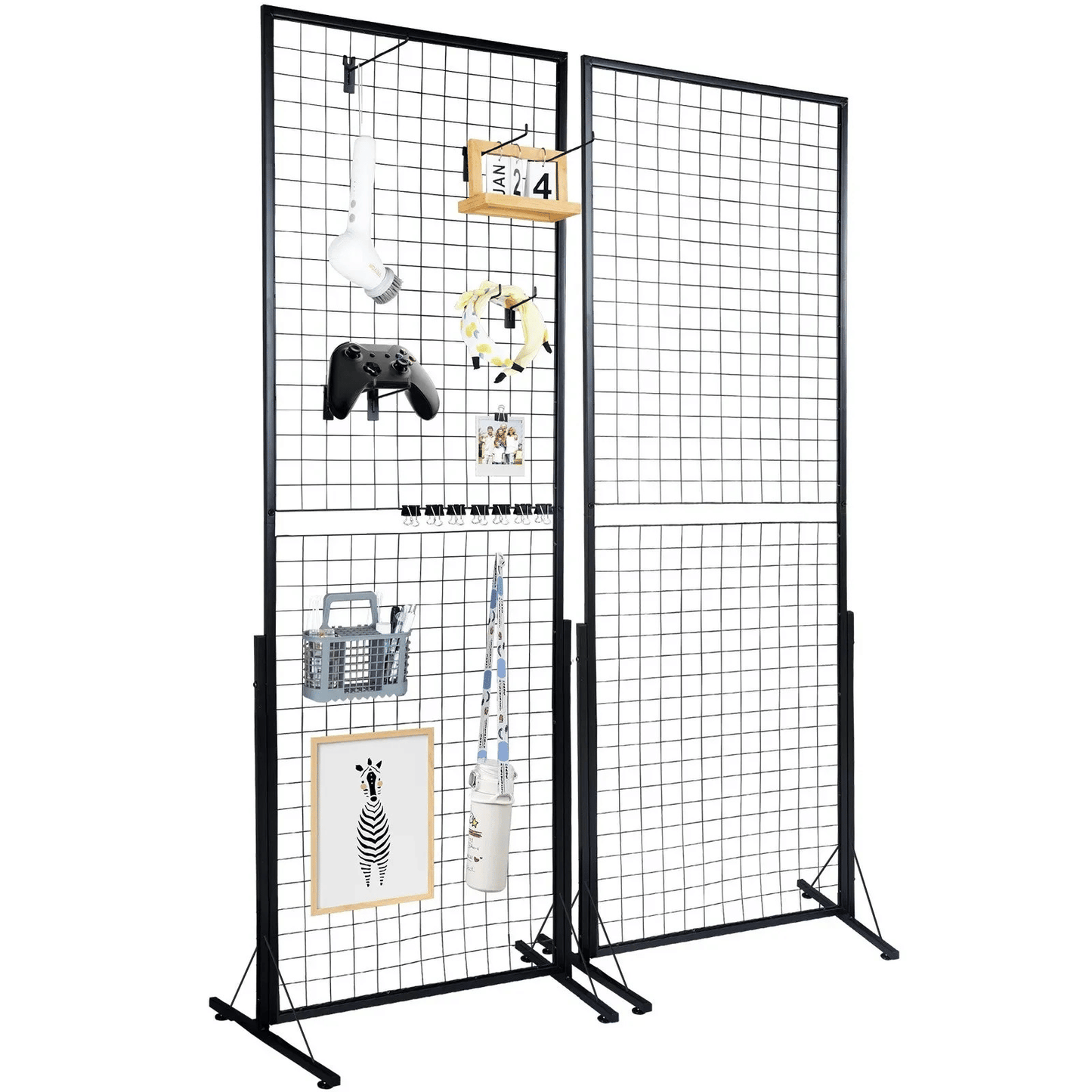 Grid Wall Panels Tower Wire Gridwall Display Racks Double Side Panels - Renee Lane Company