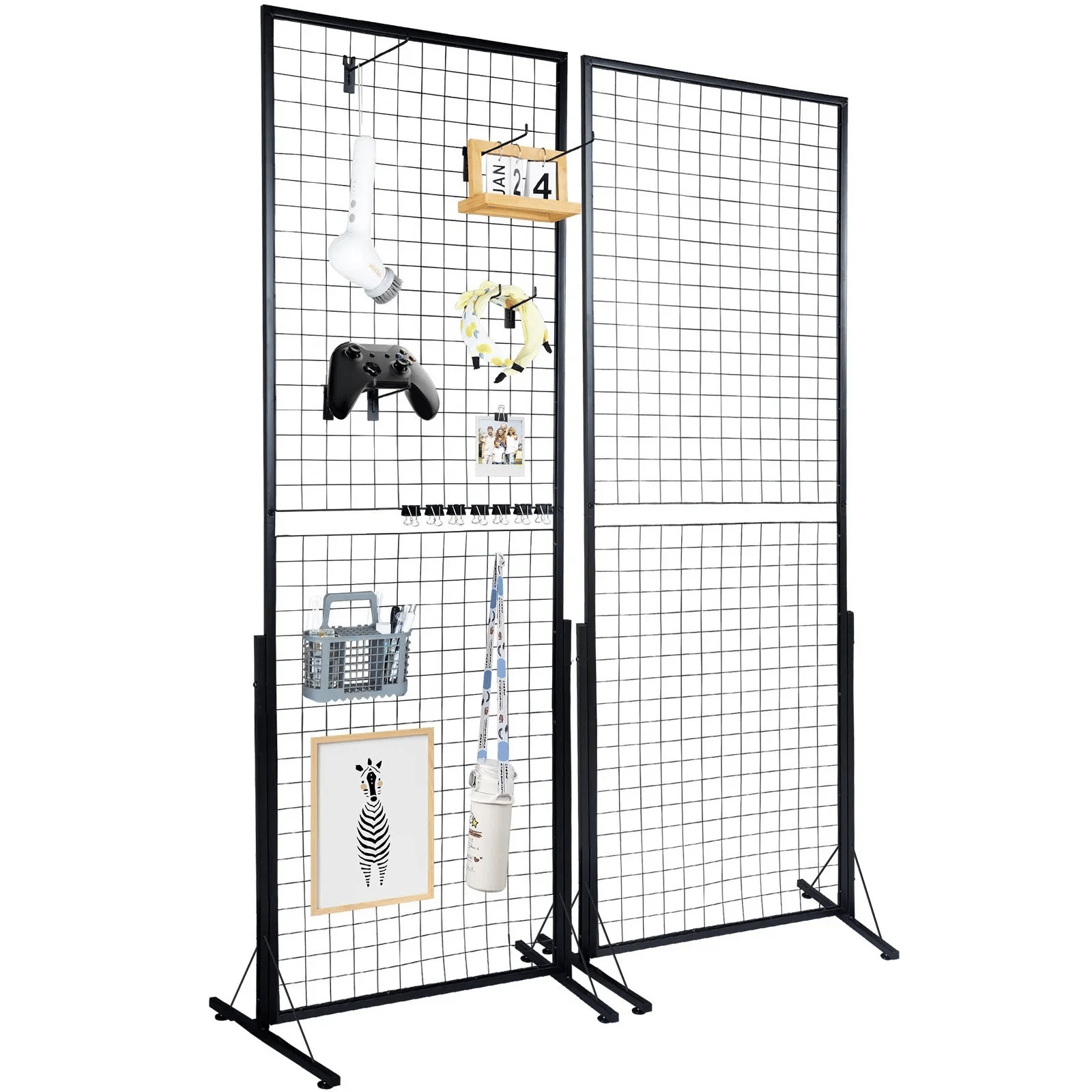 Grid Wall Panels Tower Wire Gridwall Display Racks Double Side Panels - Renee Lane Company
