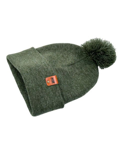 HAAKWEAR Pom Pom Beanie - Made in USA - Forest Green - Renee Lane Company