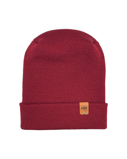 HAAKWEAR Theta-Stitch Cuffed Beanie - Designed and Made in USA (Patent Pending Design) - Burnt Maroon - Renee Lane Company