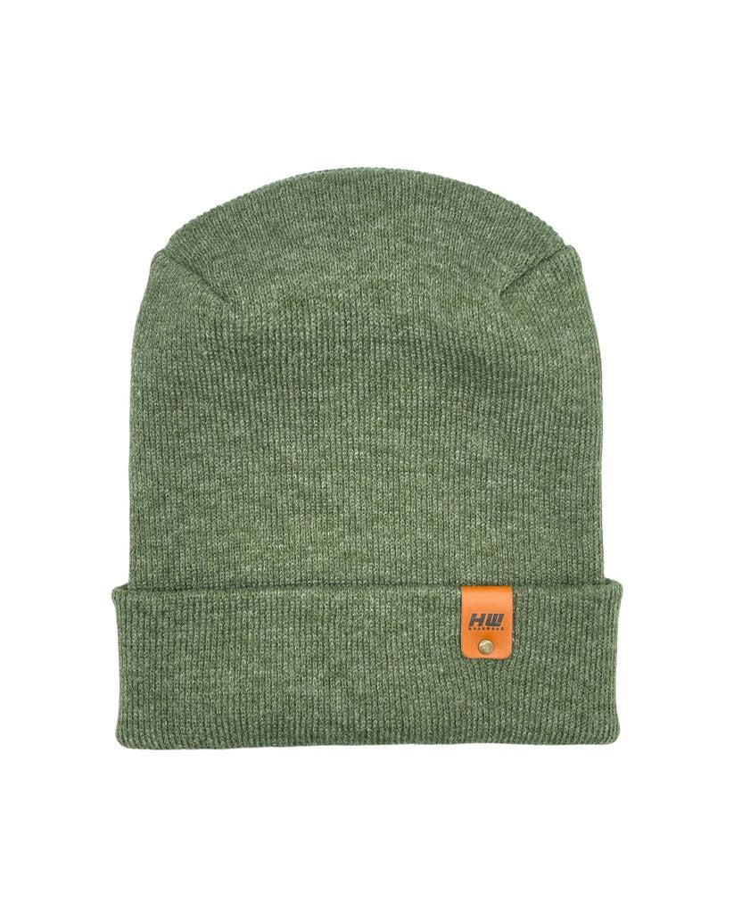 HAAKWEAR Theta-Stitch Cuffed Beanie - Designed and Made in USA (Patent Pending Design) - Forest Green - Renee Lane Company