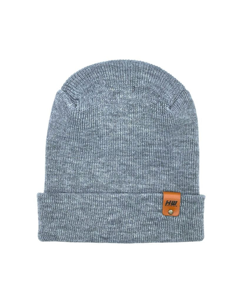 HAAKWEAR Theta-Stitch Cuffed Beanie - Designed and Made in USA (Patent Pending Design) - Koala Gray - Renee Lane Company