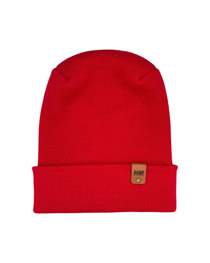 HAAKWEAR Theta-Stitch Cuffed Beanie - Designed and Made in USA (Patent Pending Design) - Scarlet Red - Renee Lane Company