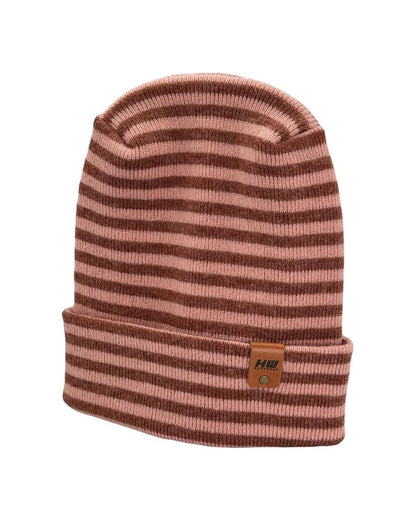 HAAKWEAR Theta Stitch RORO Cuffed Beanie (Patent Pending Design)-Pink/Burgundy, Made in USA - Renee Lane Company