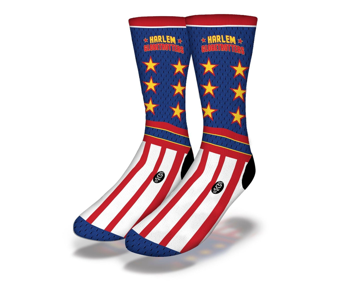 HARLEM GLOBETROTTERS JERSEY BALLER Basketball Socks - Renee Lane Company