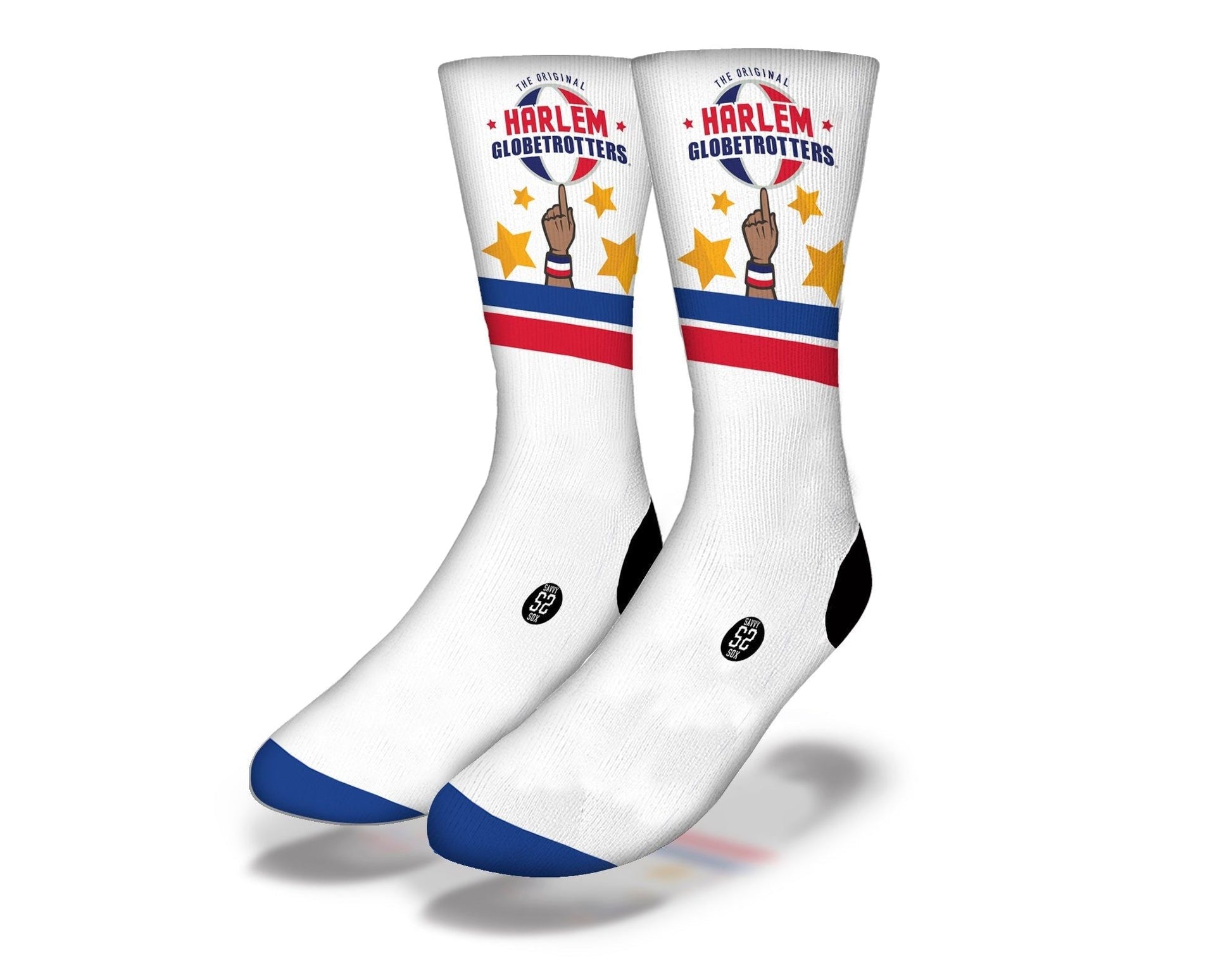 HARLEM GLOBETROTTERS SIGNATURE SPIN Basketball Socks - Renee Lane Company