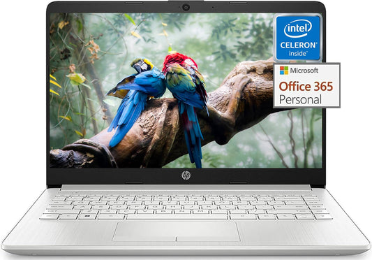 HP Stream 14 Inch Laptop 2023 Ultra Thin and Light Laptop for College Students Intel Celeron N4120 16GB RAM 320B Storage (64GB eMMC+256GB MSD no SD Port) 1-Year Office 365 Silver Win 11 S - Renee Lane Company