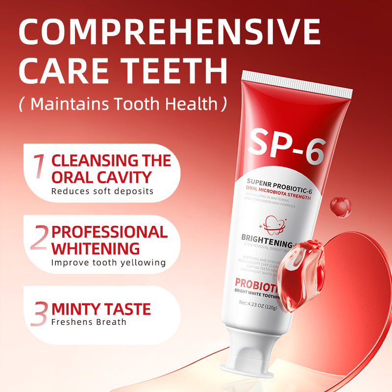 HUNMUI Probiotic Whitening Toothpaste 120g - Renee Lane Company