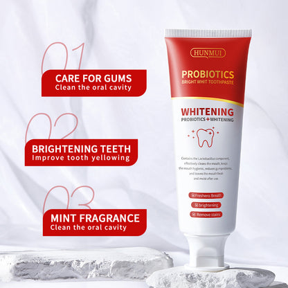HUNMUI Probiotic Whitening Toothpaste 120g - Renee Lane Company