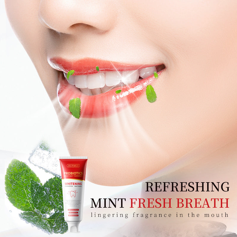 HUNMUI Probiotic Whitening Toothpaste 120g - Renee Lane Company
