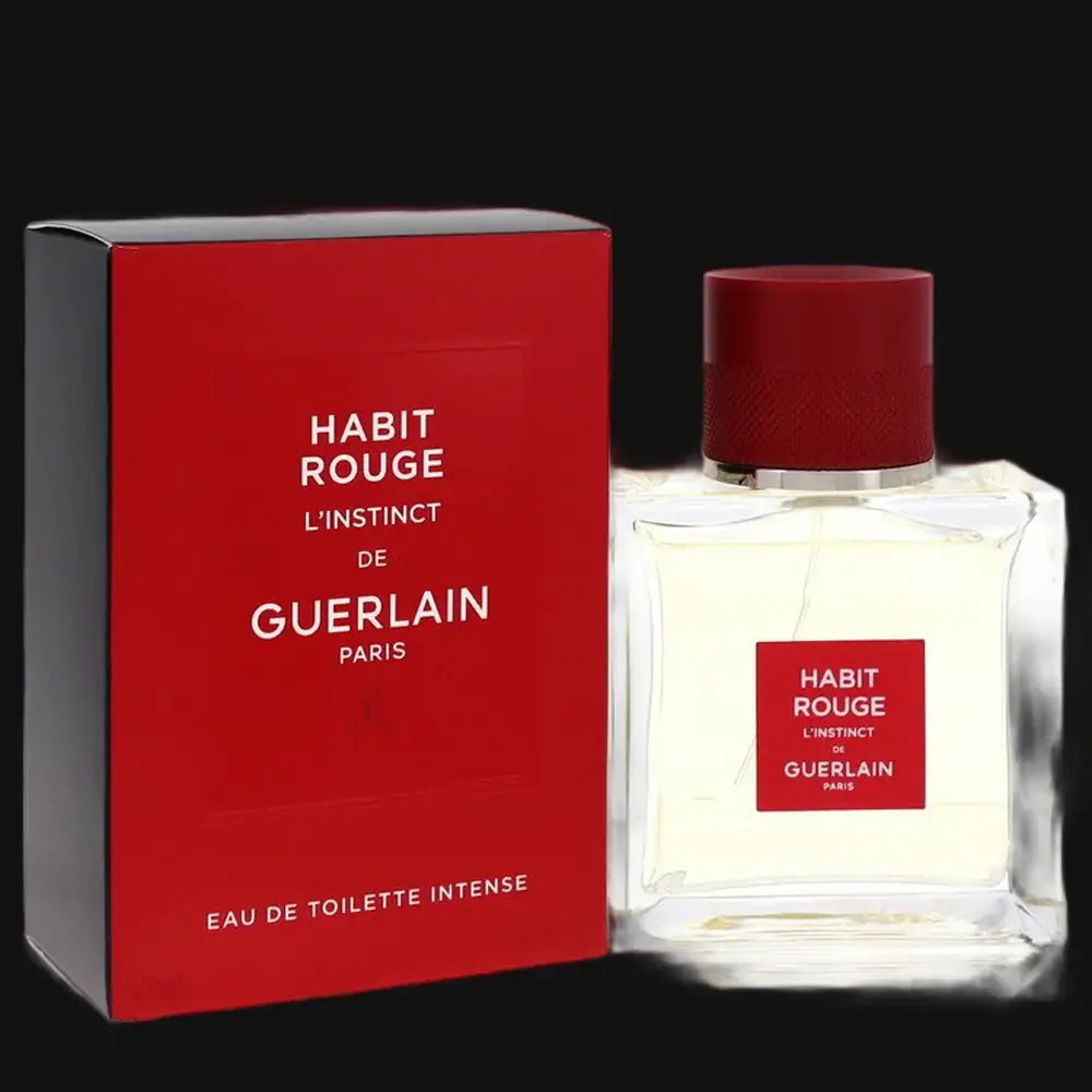 Habit Rouge L'instinct Toilette Intense By Guerlain Cologne for Men - Renee Lane Company