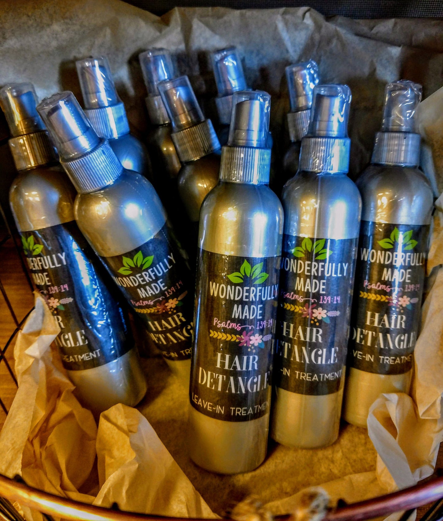 Hair Detangle | Leave-in Conditioner | Controls Frizz | Easy Combing | Styling Heat Protector | Organic Herbal | Natural Hair Products - Renee Lane Company