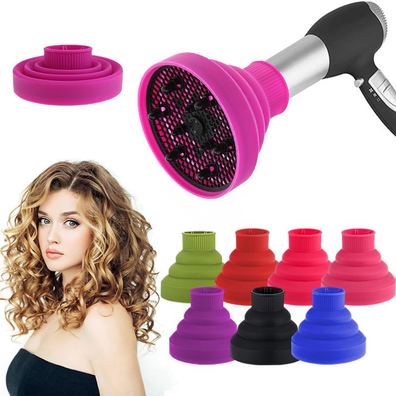 Hair Dryer Diffuser Universal Foldable Curls Blow Dryer Hair Curl Diffuser Cover Hairdryer Accessories Hair Styling Tool - Renee Lane Company