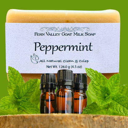 Handmade Goat Milk Soap | All Natural Peppermint - Renee Lane Company