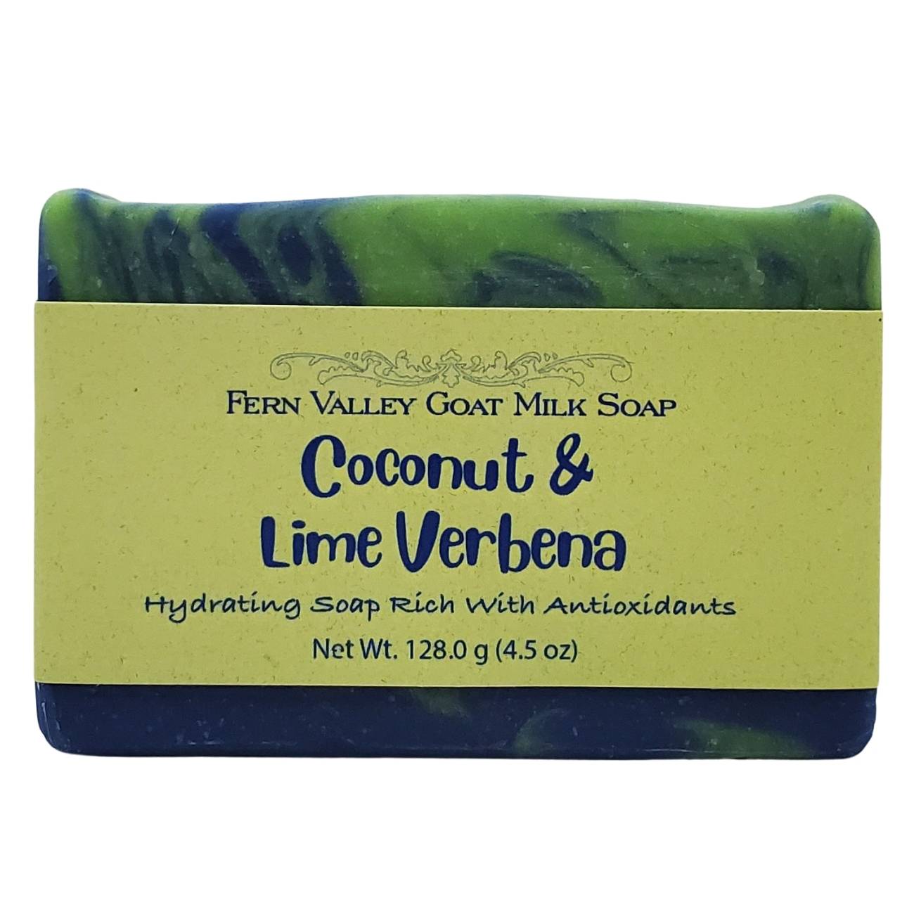 Handmade Goat Milk Soap | Hydrating With Antioxidants | Tropical Coconut & Lime Verbena Scent - Renee Lane Company