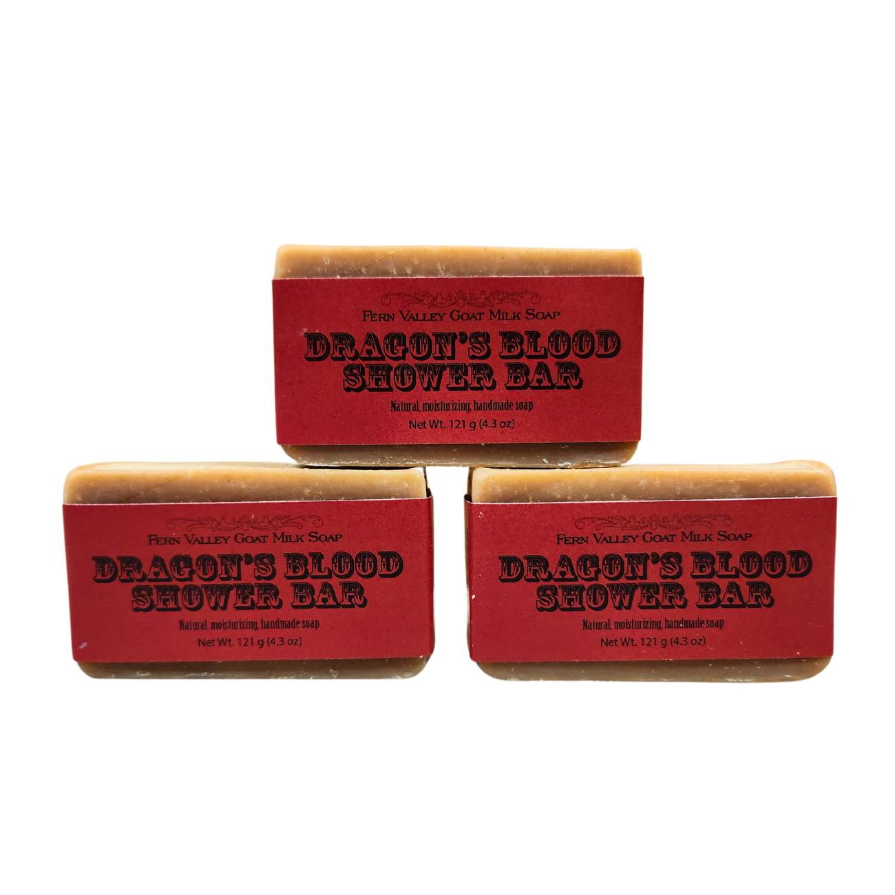 Handmade Goat Milk Soap | Shower Bar | Dragon's Blood - Renee Lane Company