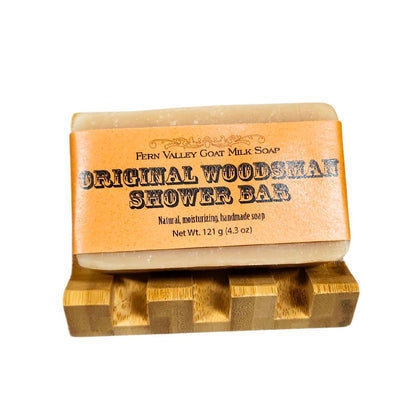 Handmade Goat Milk Soap | Shower Bar | Original Woodsman - Renee Lane Company