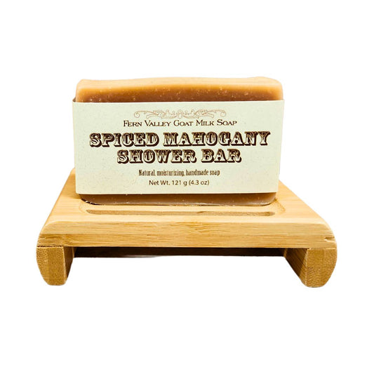 Handmade Goat Milk Soap | Shower Bar | Spiced Mahogany - Renee Lane Company