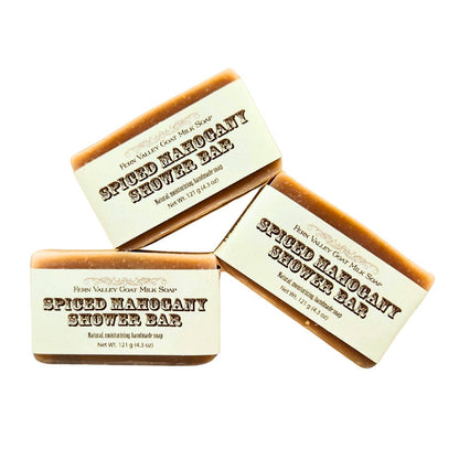 Handmade Goat Milk Soap | Shower Bar | Spiced Mahogany - Renee Lane Company