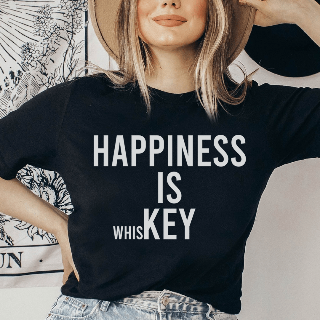 Happiness Is Key T-Shirt - Renee Lane Company