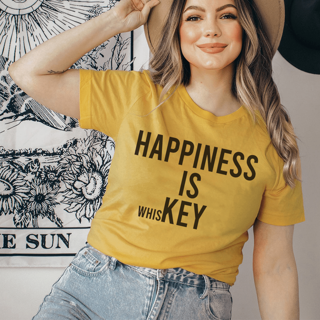 Happiness Is Key T-Shirt - Renee Lane Company