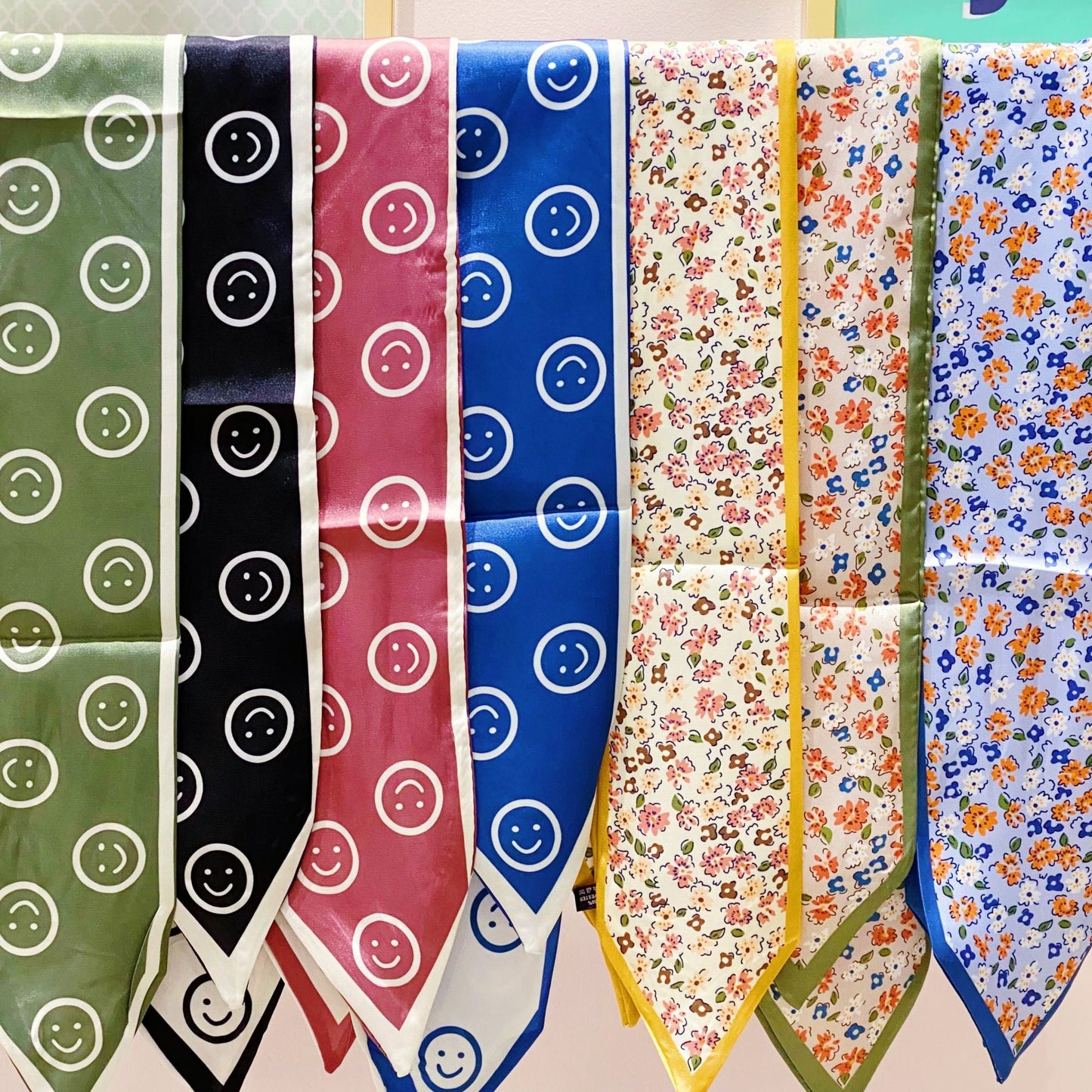 Happy All Around Sleek Scarf - Renee Lane Company