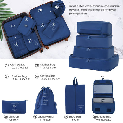 Hardshell Luggage Sets 4 pcs + Bag Spinner Suitcase with TSA Lock Lightweight-16"+20"+24"+28" Luggages - Renee Lane Company
