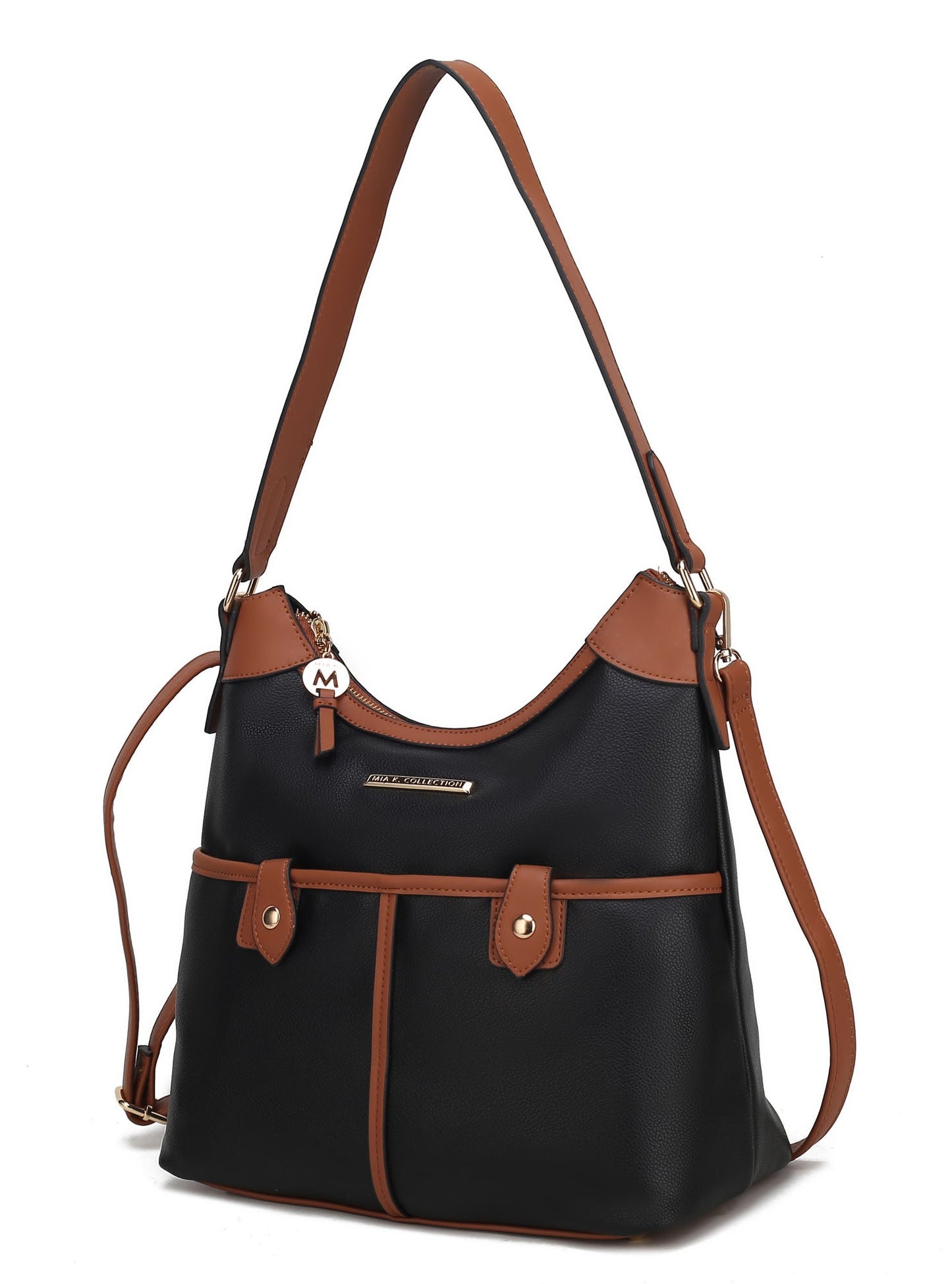 Harper Vegan Color Block Leather Women Shoulder Bag - Renee Lane Company