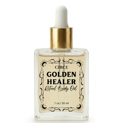 Healing Ritual Body Oil — Lavender & Chamomile Oil with Golden Healer Quartz - Renee Lane Company