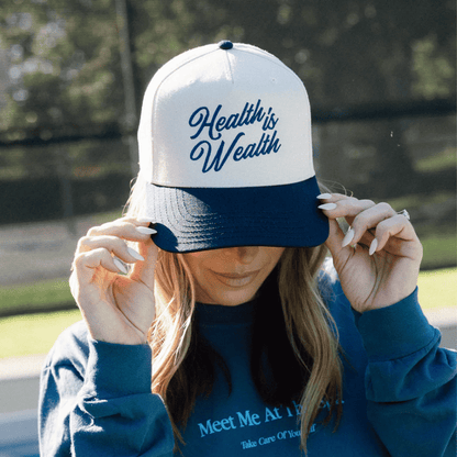 Health Is Wealth Hat | Lucky Owl - Renee Lane Company