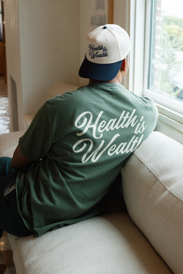 Health Is Wealth T-Shirt | Lucky Owl - Renee Lane Company