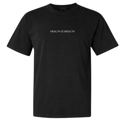Health Is Wealth T-Shirt | Lucky Owl - Renee Lane Company