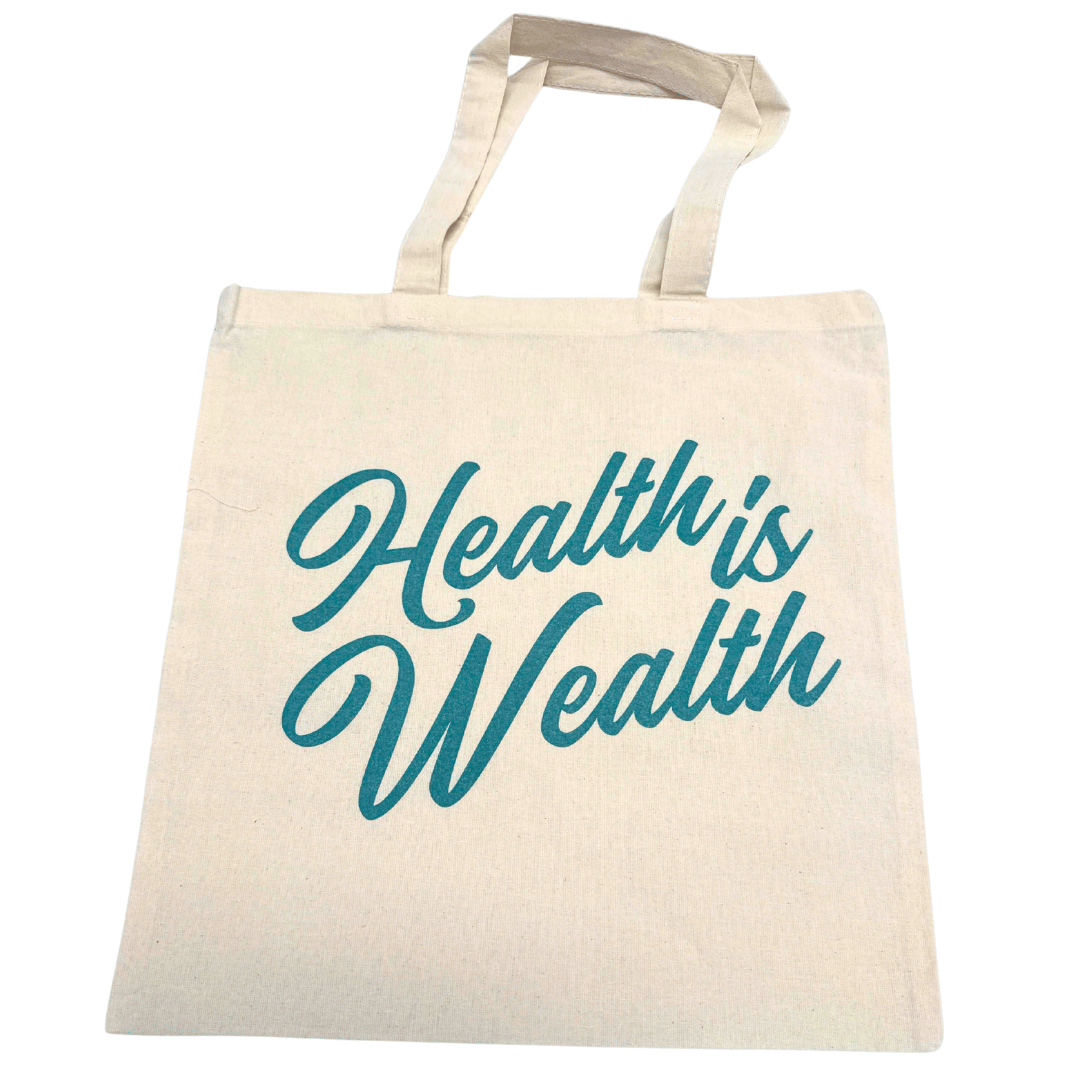 Health is Wealth Tote | Lucky Owl - Renee Lane Company