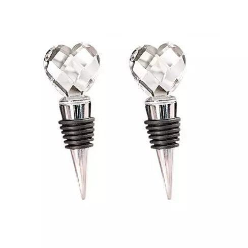 Hearty Wines Pair Of Wine Stoppers For Wine Lovers - Renee Lane Company
