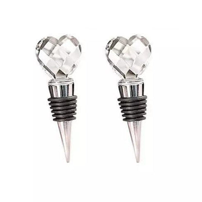 Hearty Wines Pair Of Wine Stoppers For Wine Lovers - Renee Lane Company