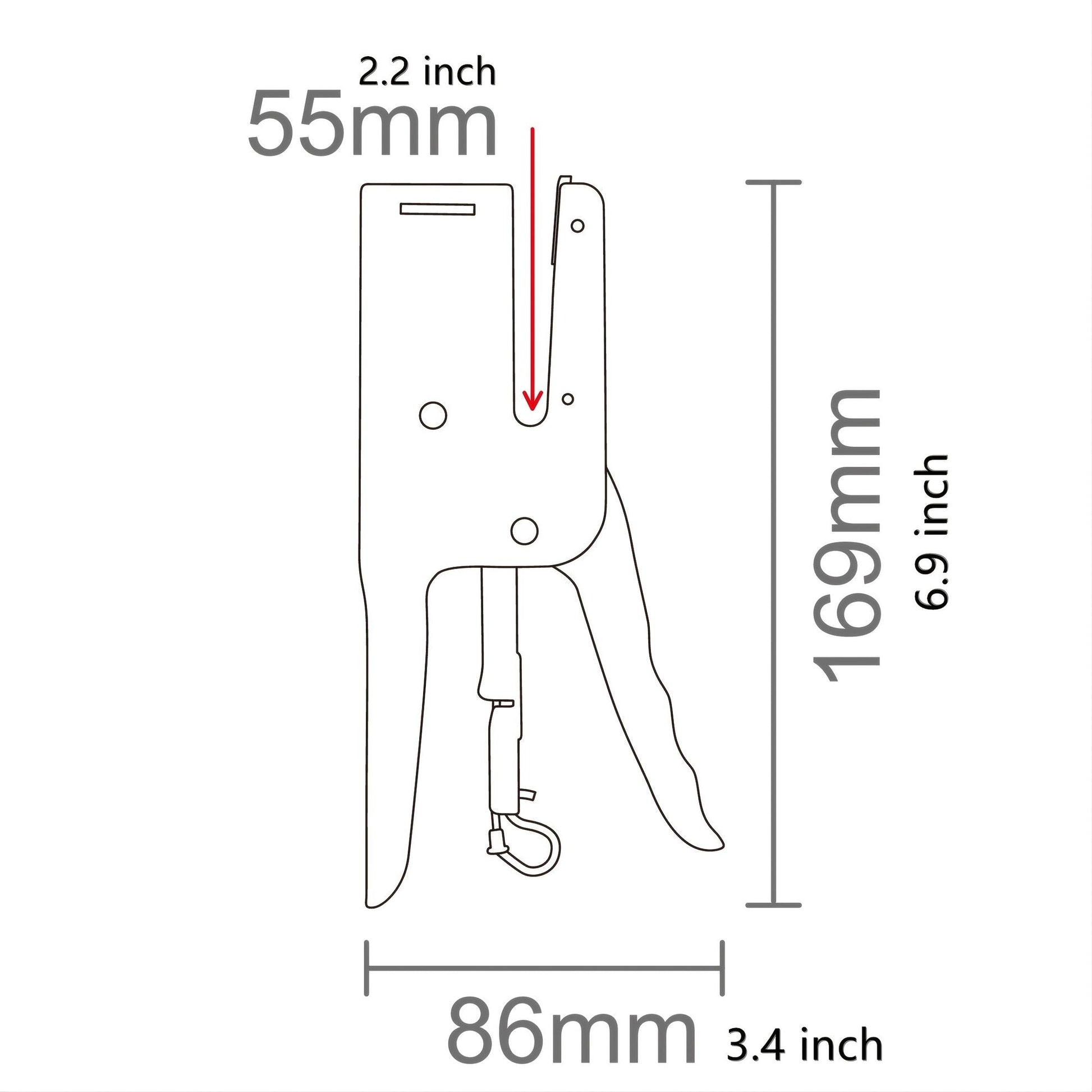 Heavy-Duty Metal Plier Stapler Full-Strip With Staples 1000 Pcs - Renee Lane Company