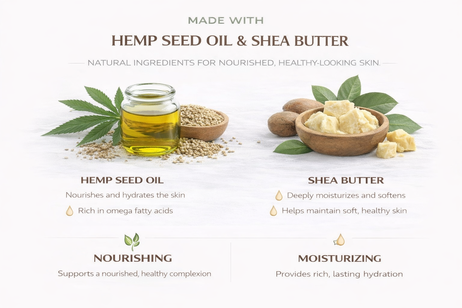 Hemp Seed Shea Butter Bar Soap – Nourishing Cleanse - Renee Lane Company