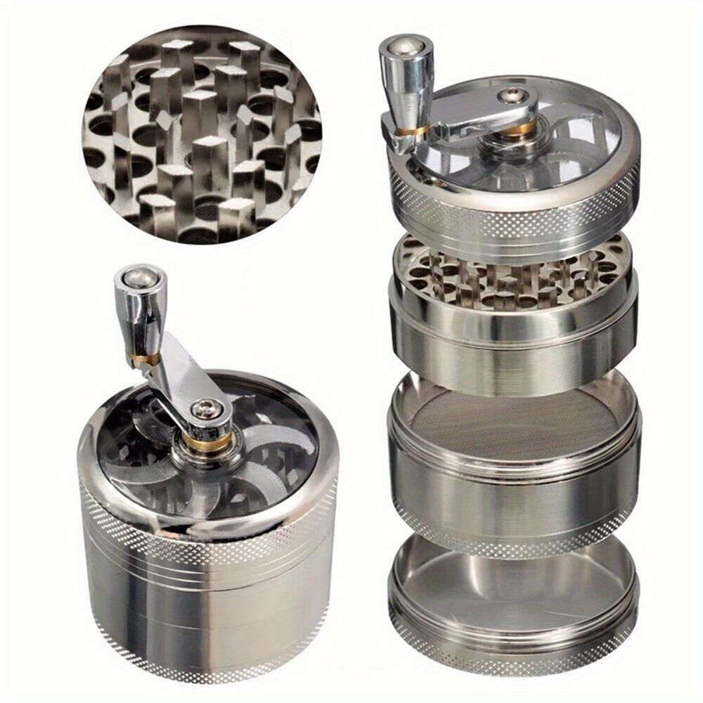Herb Grinder Spice Herbal Metal Crusher Handle Hand Muller - Renee Lane Company