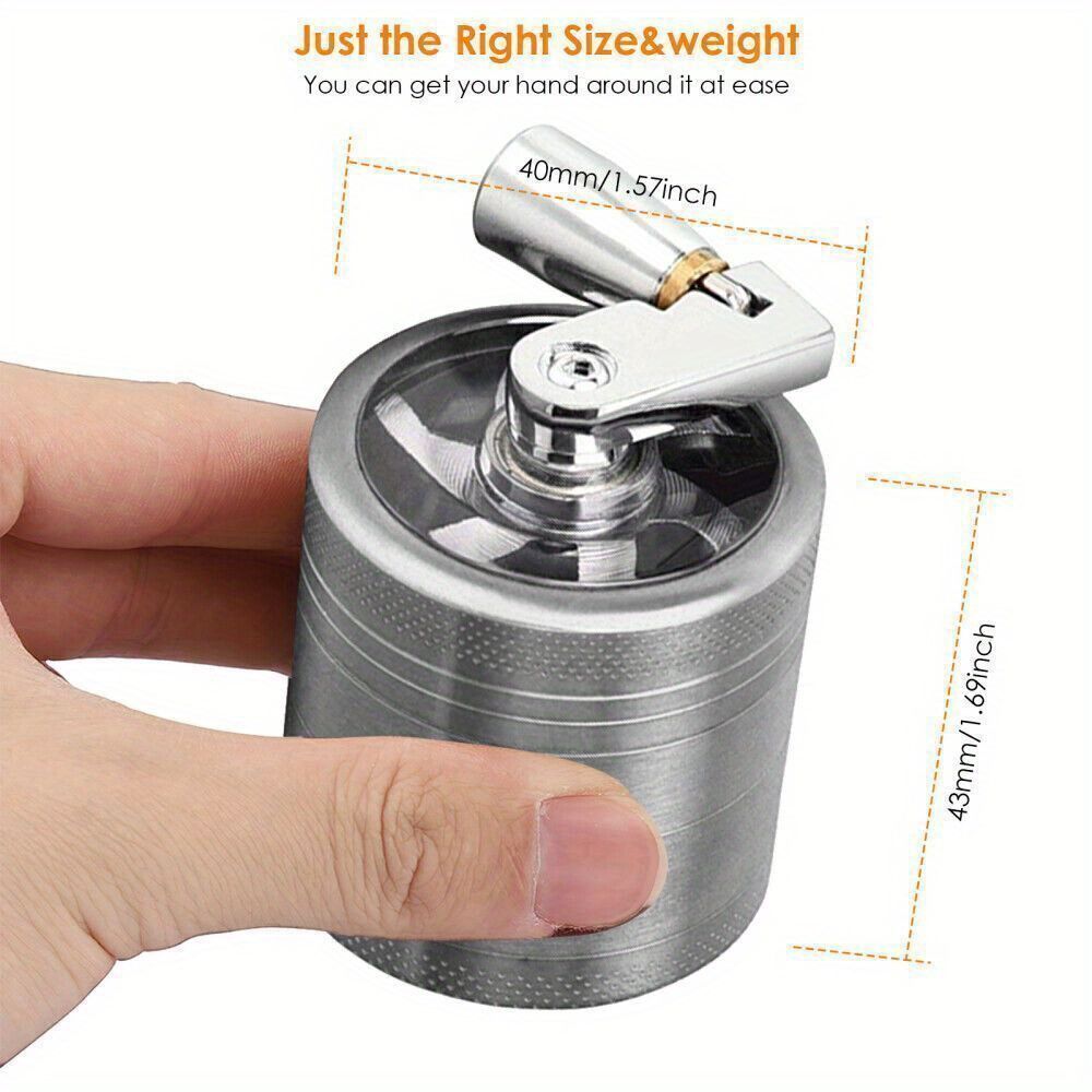 Herb Grinder Spice Herbal Metal Crusher Handle Hand Muller - Renee Lane Company