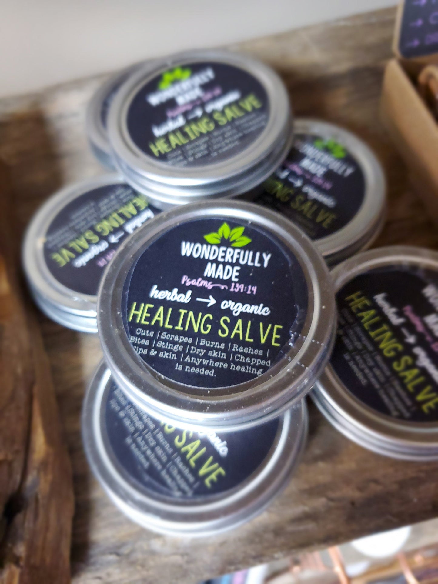 Herbal Healing Salve | Dry Hands | Calendula | Chickweed | Plantain | Chapped Lips | Cracked Skin | Organic | Everything Salve | Natural - Renee Lane Company