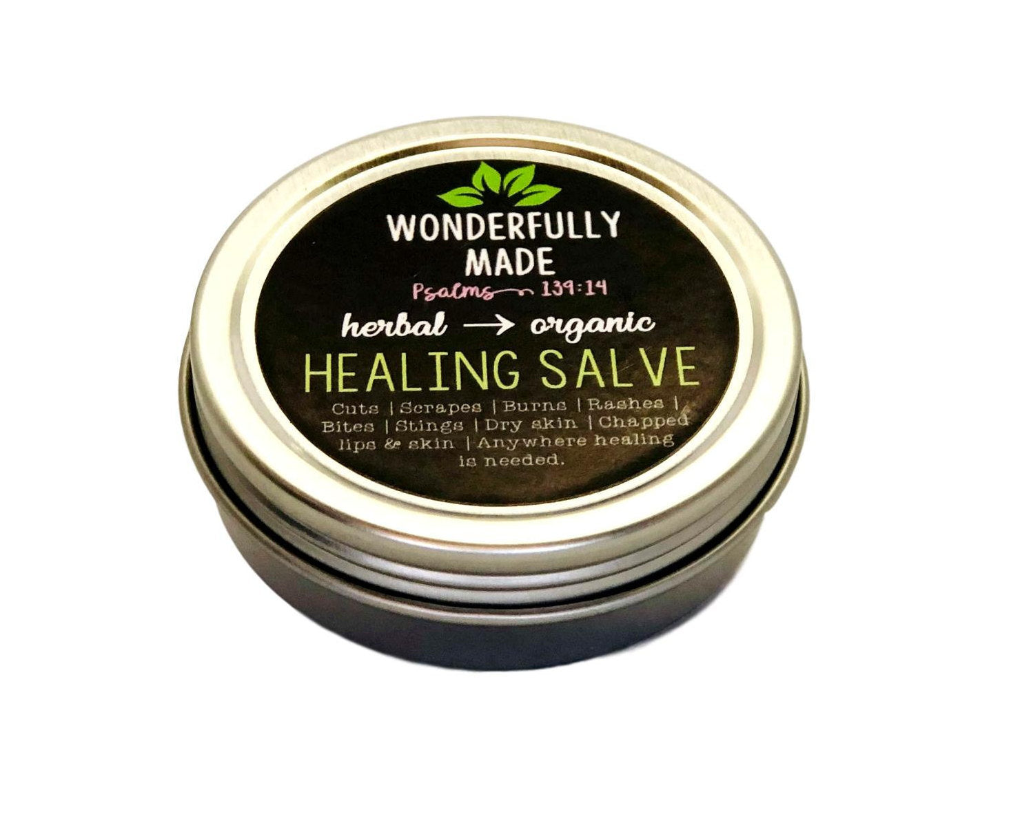 Herbal Healing Salve | Dry Hands | Calendula | Chickweed | Plantain | Chapped Lips | Cracked Skin | Organic | Everything Salve | Natural - Renee Lane Company