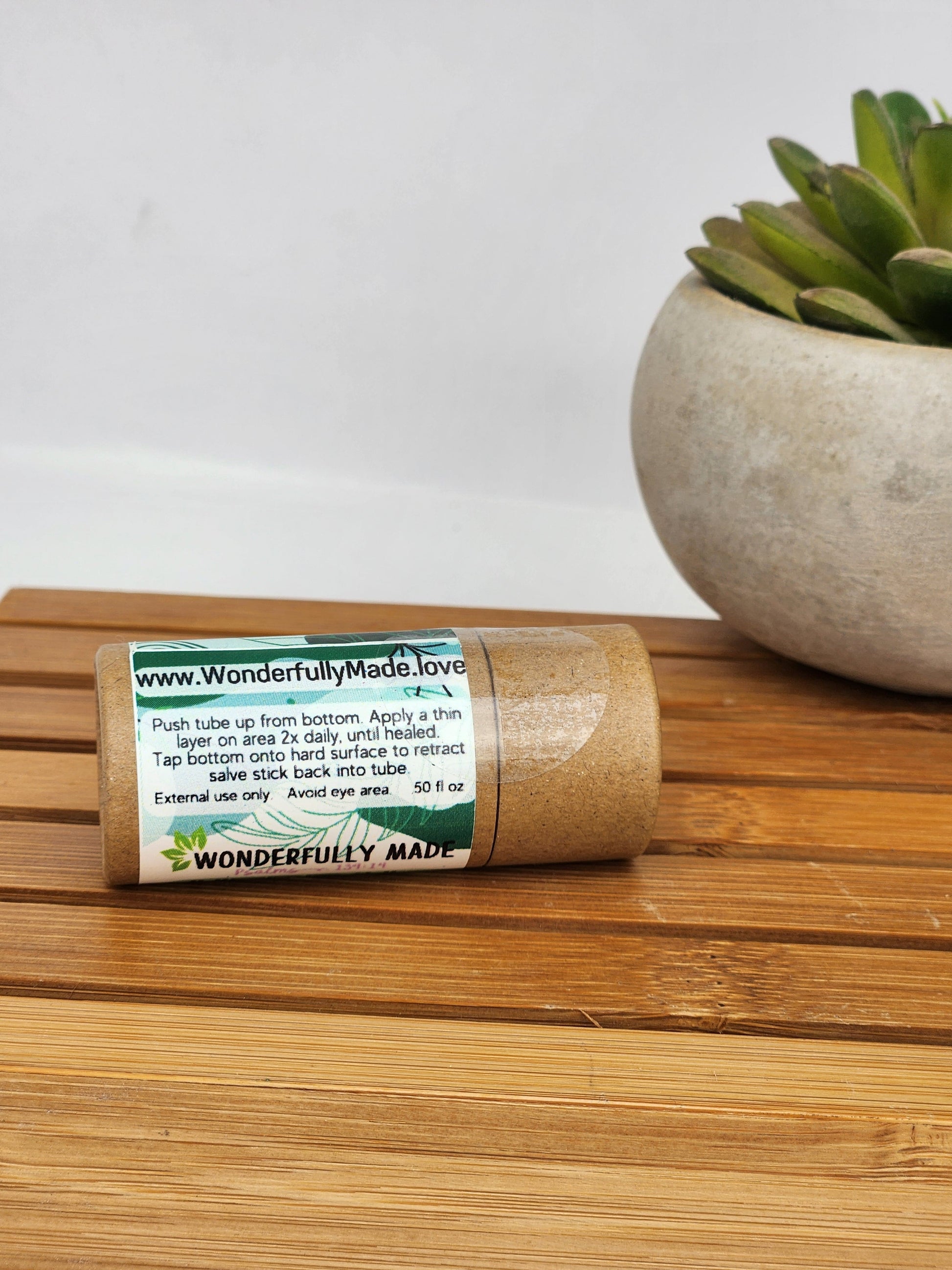 Herbal Healing Stick | Natural Remedy Salve | Organic Eczema Salve | Chapped Lip Relief | Large Chapstick | Scar Remover | Travel Size Tube - Renee Lane Company