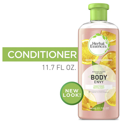 Herbl Essences Body Envy Conditioner Boosted Volume for Hair, 11.7 fl oz - Renee Lane Company