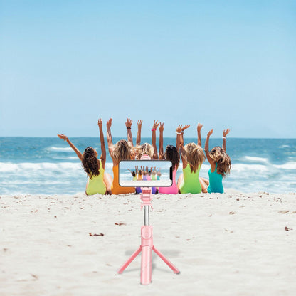 High Low  Retractable Selfie Tripod With Remote - Renee Lane Company