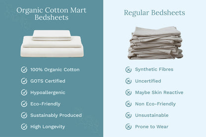 Off-white folded bed sheets set stack with neatly layered fabric