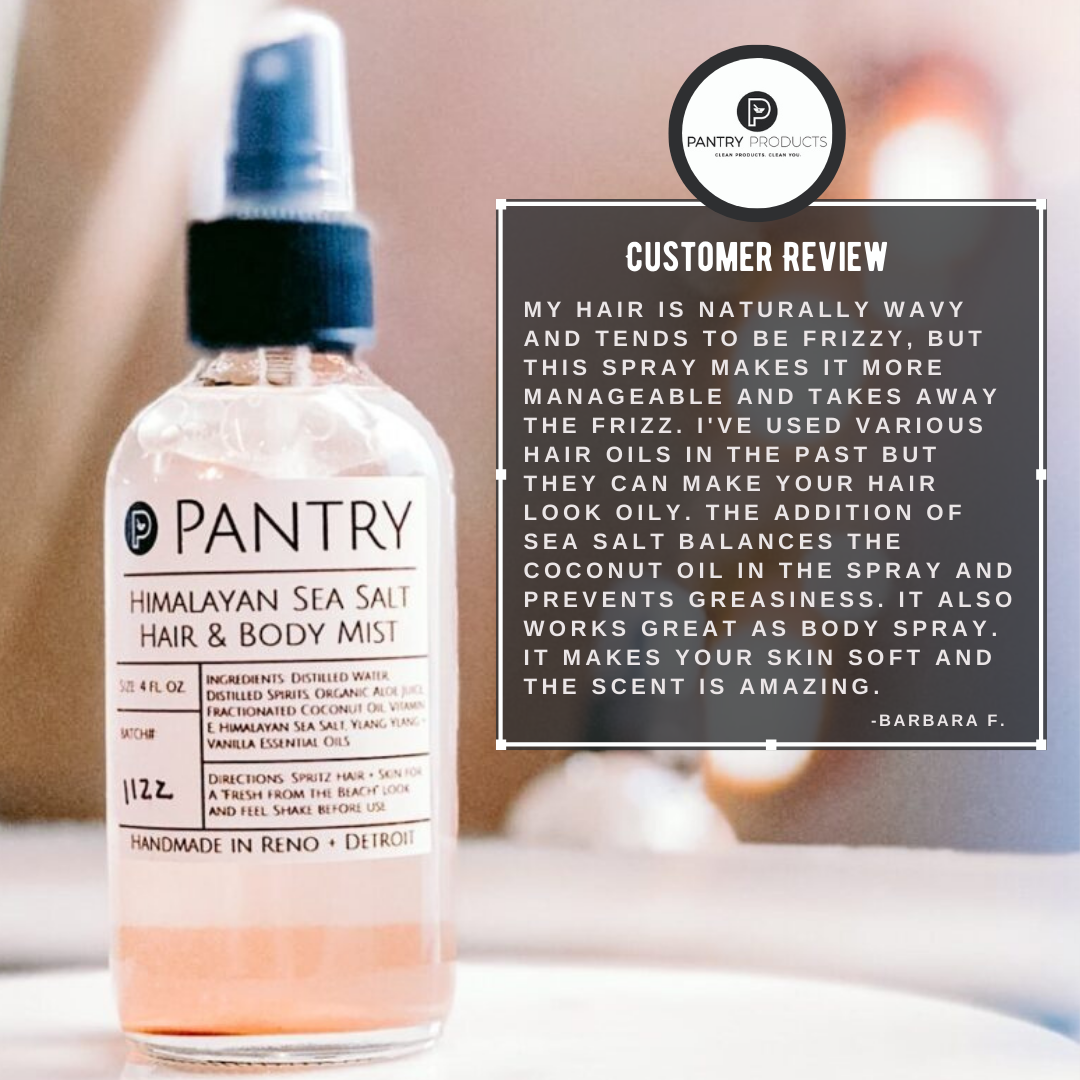 Himalayan Sea Salt Hair + Body Mist | Beach Waves Hair Spray - Renee Lane Company