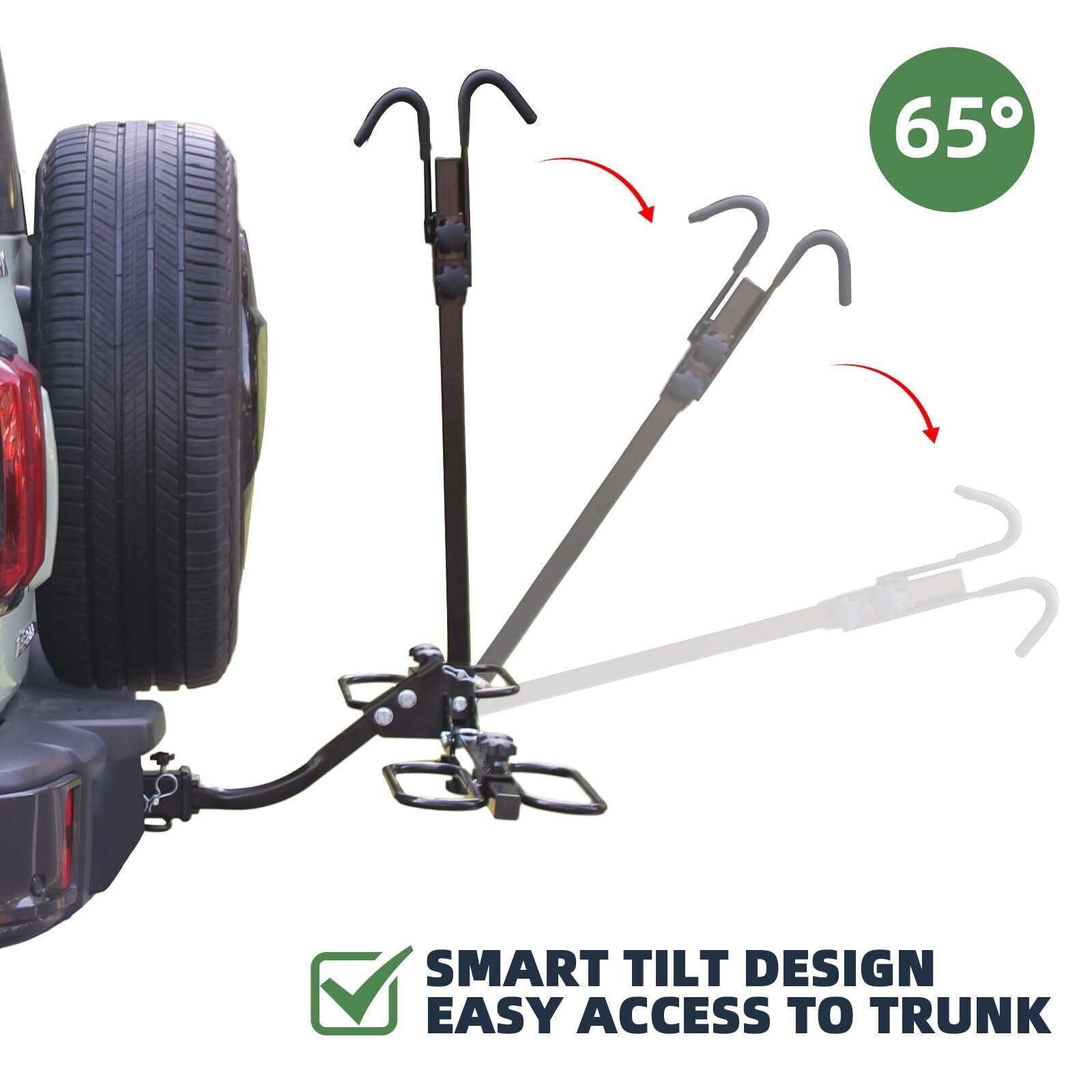 Hitch Mount Bike Rack, Heavy Weight Capacity Car Bike Rack 2'' Receiver for Standard, - Renee Lane Company