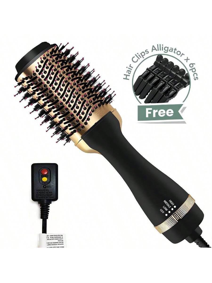 Hot Hair Blow Dryer Brush One Step Hot Air Stylers and Volumizer 2 In 1 Styling Tool Electric Hair Dryer with Hot Brush Travel Friendly Heated Hairbrush - Renee Lane Company