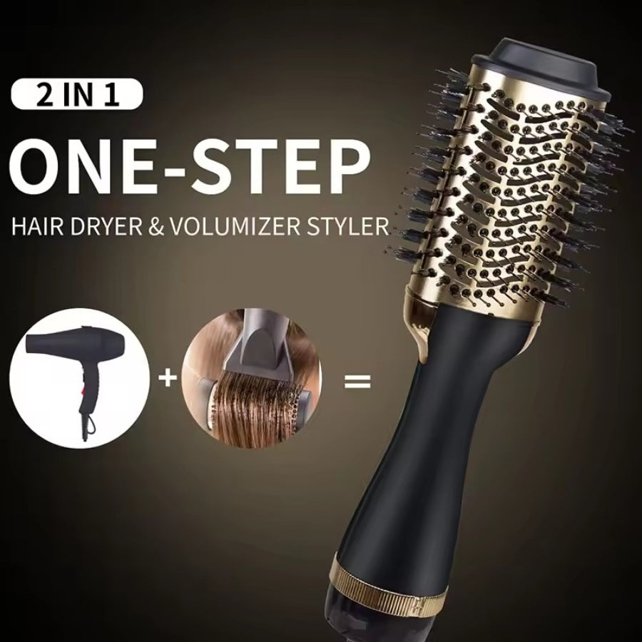 Hot Hair Blow Dryer Brush One Step Hot Air Stylers and Volumizer 2 In 1 Styling Tool Electric Hair Dryer with Hot Brush Travel Friendly Heated Hairbrush - Renee Lane Company